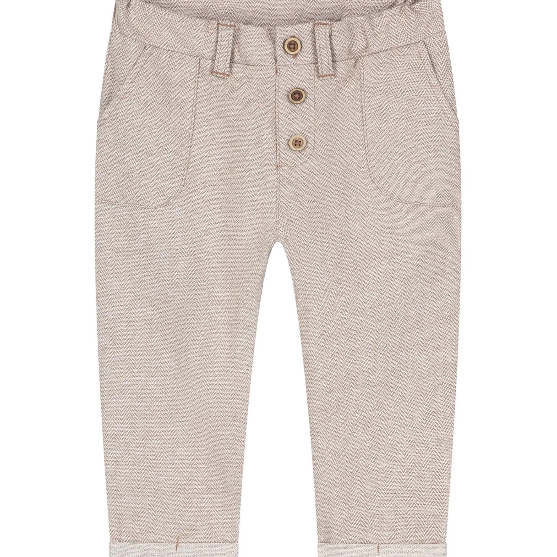 Broeken & Tuinbroeken|Broeken & Leggings*Sweet Petit peuter broek effen bruin Red Brown