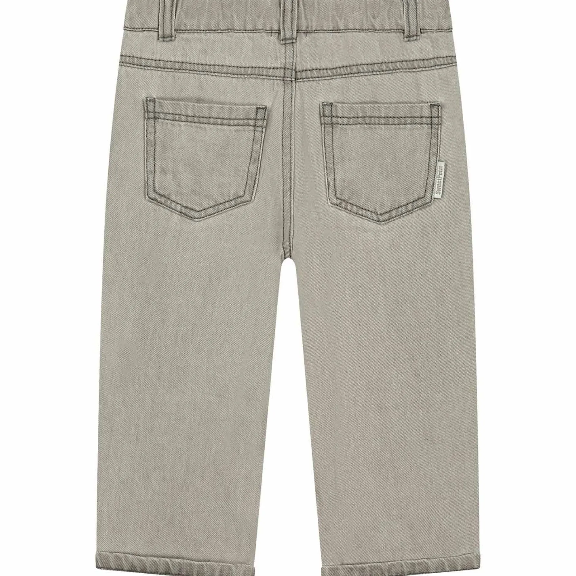Jeans|Broeken & Tuinbroeken*Sweet Petit peuter broek effen grijs Light Grey Denim