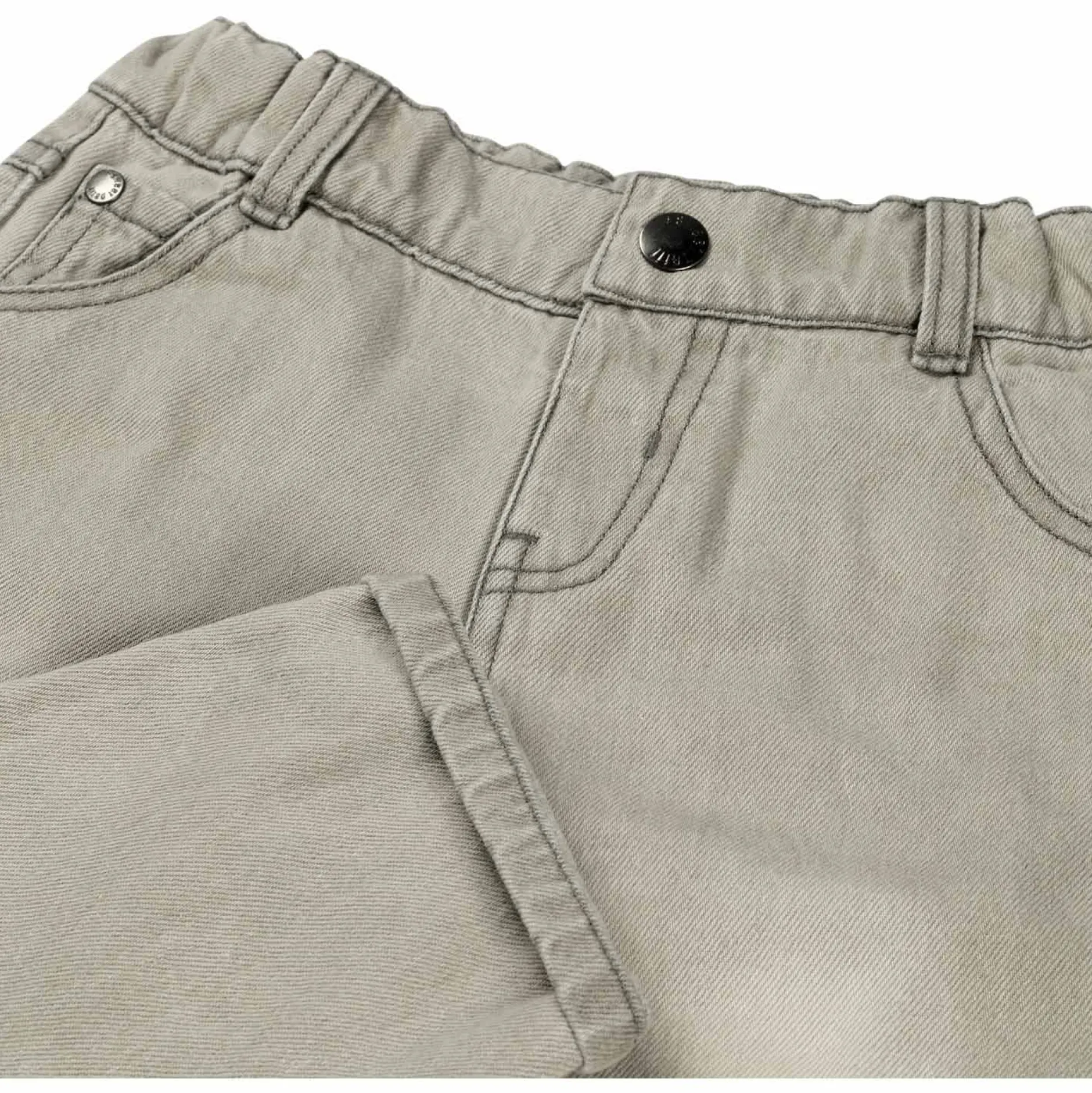 Jeans|Broeken & Tuinbroeken*Sweet Petit peuter broek effen grijs Light Grey Denim