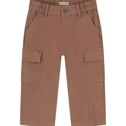 Broeken & Tuinbroeken|Broeken & Leggings*Sweet Petit peuter broek effen bruin Red Brown