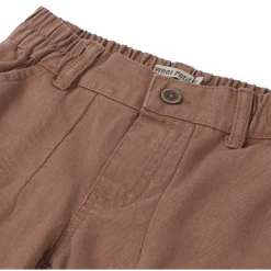 Broeken & Tuinbroeken|Broeken & Leggings*Sweet Petit peuter broek effen bruin Red Brown