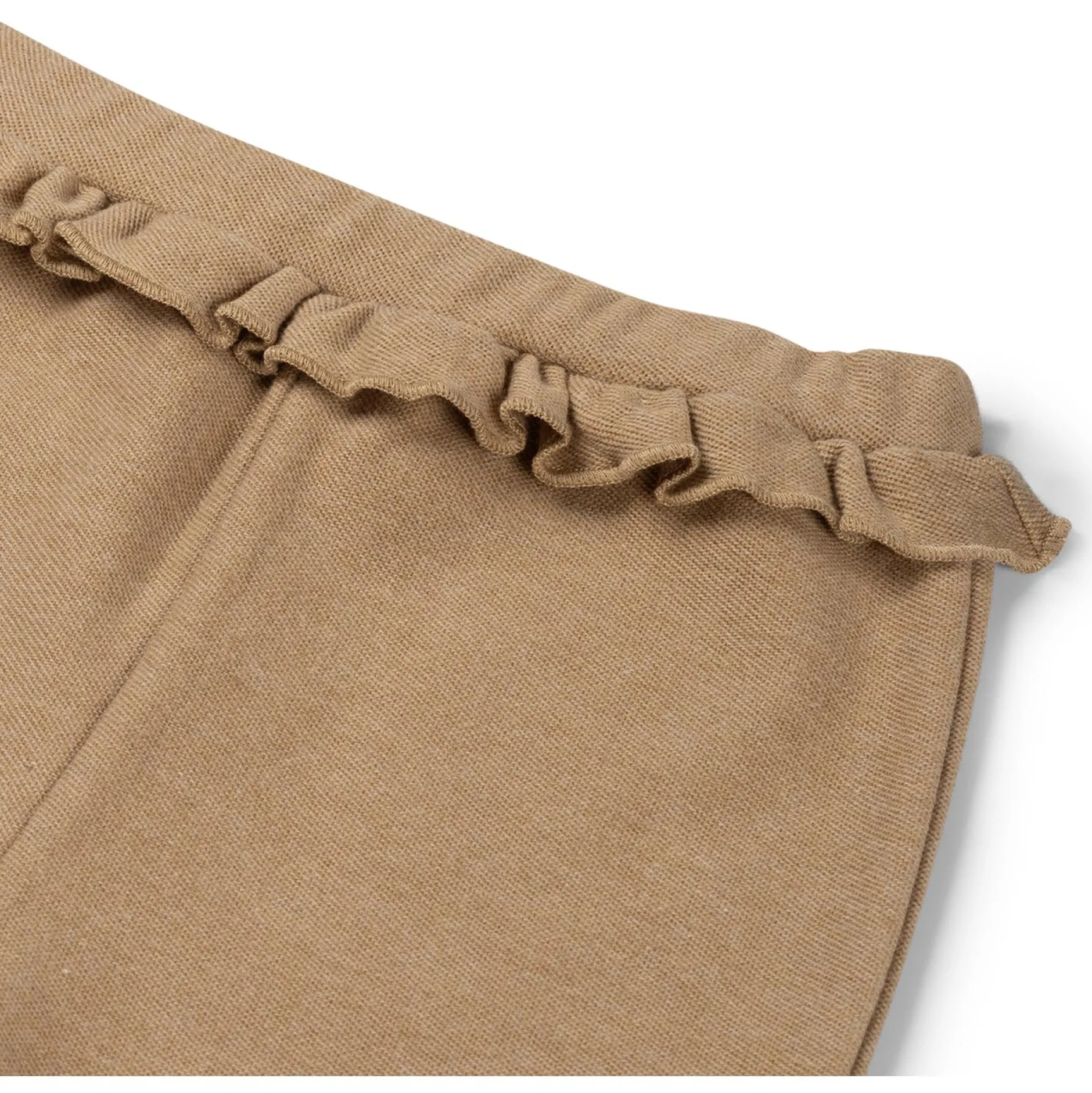 Broeken & Leggings|Broeken & Leggings*Sweet Petit peuter broek Nina effen beige Soft Sand Melange