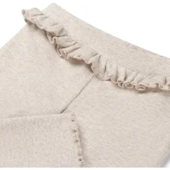Broeken & Leggings|Broeken & Leggings*Sweet Petit peuter legging Pien effen beige Soft Ecru Melange
