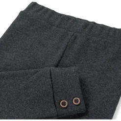 Broeken & Tuinbroeken|Broeken & Leggings*Sweet Petit peuter legging Sam effen antraciet Anthra Grey Melange