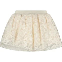 Jurken & Rokken|Jurken & Rokken*Sweet Petit peuter Rok Vikki  bloemen wit Dark Off-White