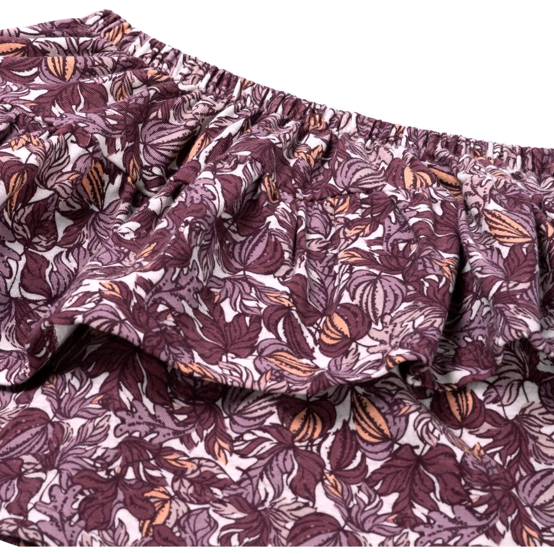 Jurken & Rokken|Jurken & Rokken*Sweet Petit peuter rok Wiep bladeren multi Soft Ecru Melange
