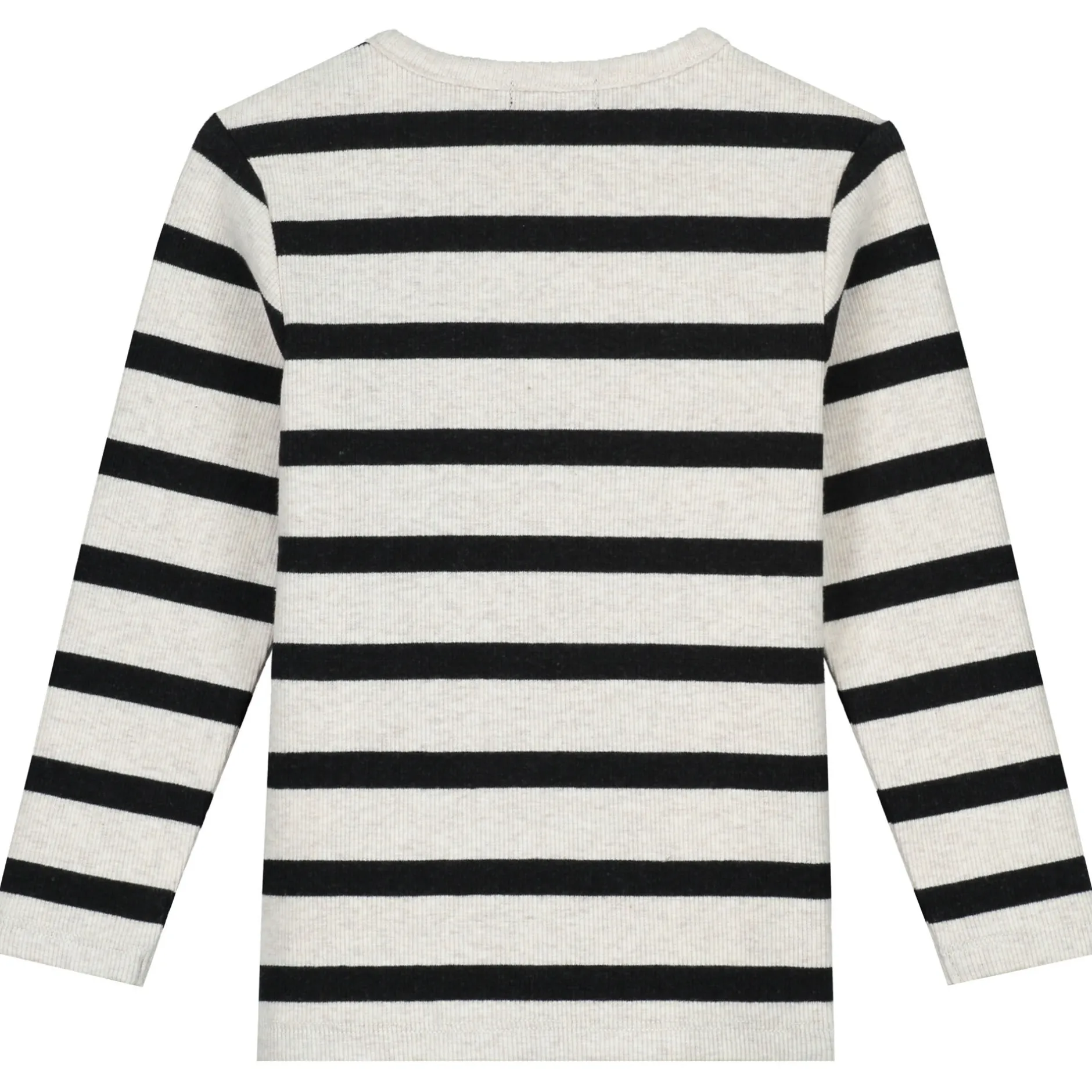 Shirts & Blouses|Shirts & Blouses*Prénatal Sweet Petit peuter shirt Sepp lange mouwen strepen beige Soft Ecru Melange
