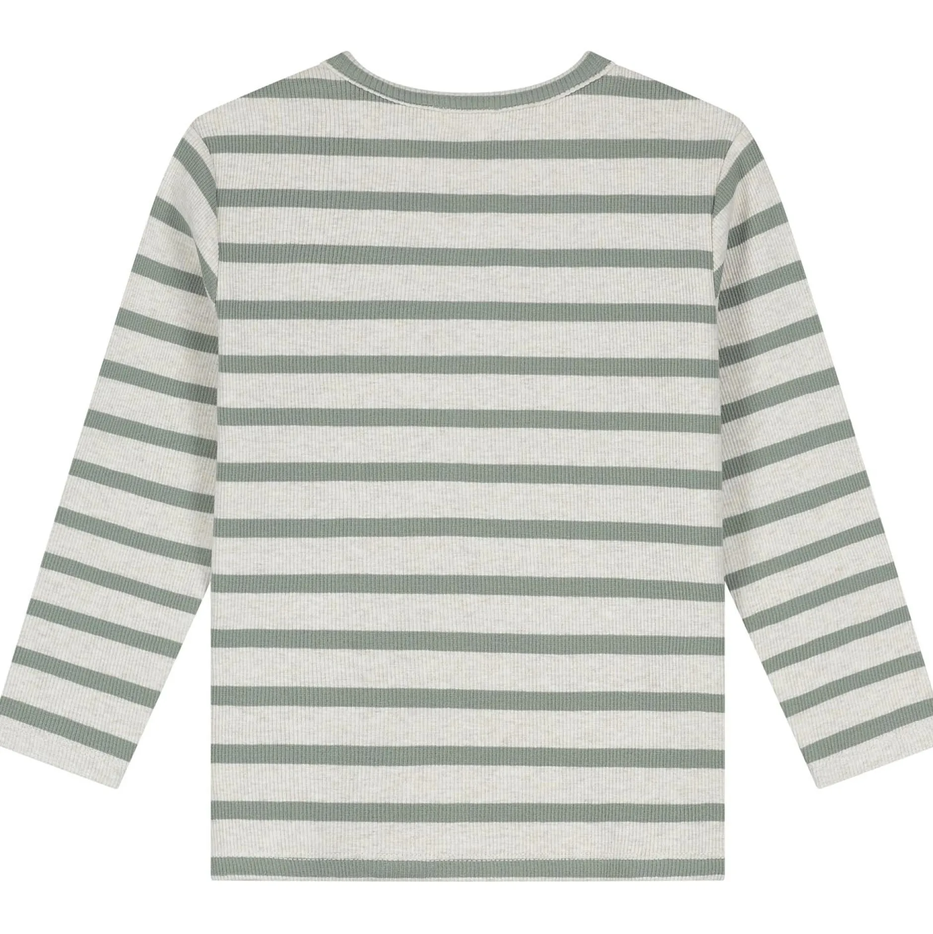 Shirts & Blouses|Shirts & Blouses*Sweet Petit peuter shirt lange mouwen strepen groen Sage Green