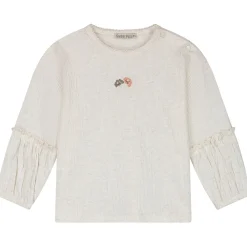 Shirts & Blouses|Shirts & Blouses*Sweet Petit peuter shirt Else lange mouwen effen beige Soft Ecru Melange