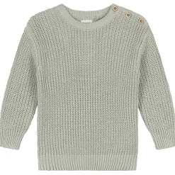 Truien & Vesten|Truien & Sweaters*Sweet Petit peuter trui lange mouwen effen groen Soft Green