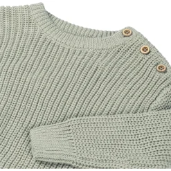 Truien & Vesten|Truien & Sweaters*Sweet Petit peuter trui lange mouwen effen groen Soft Green
