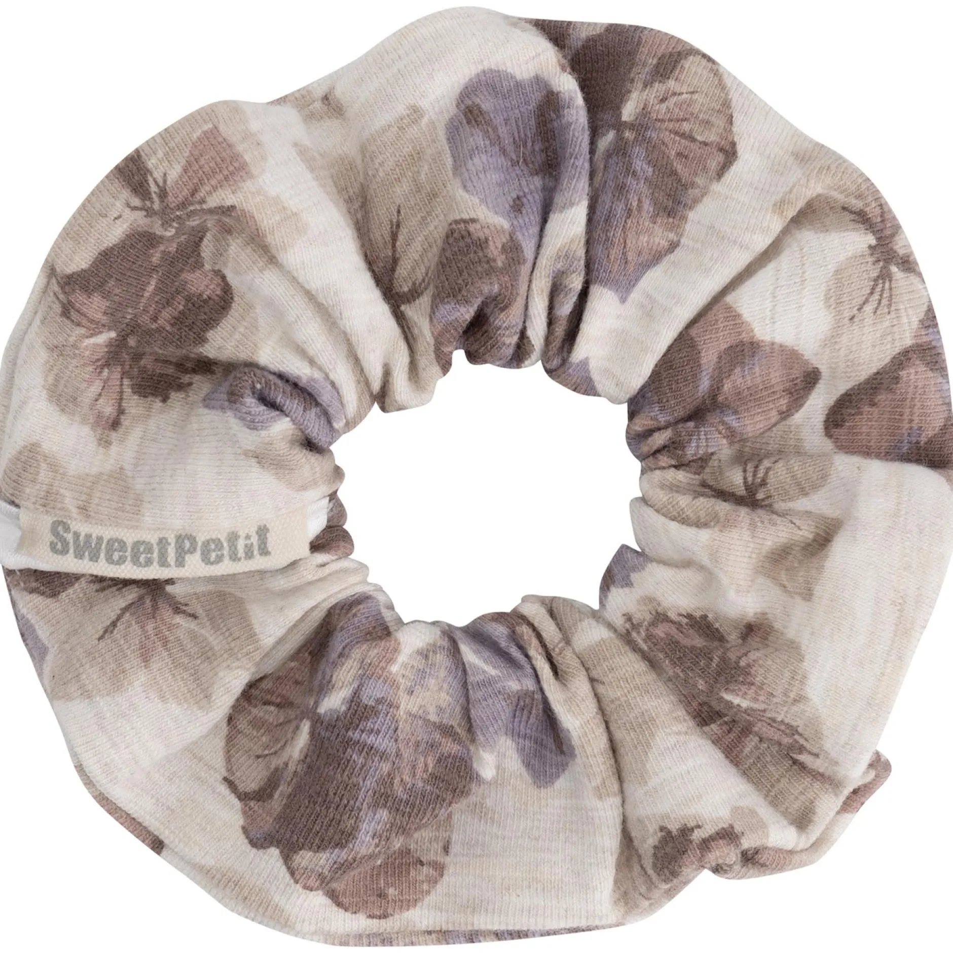 Accessoires|Accessoires*Sweet Petit scrunchie Mille multi Soft Ecru Melange