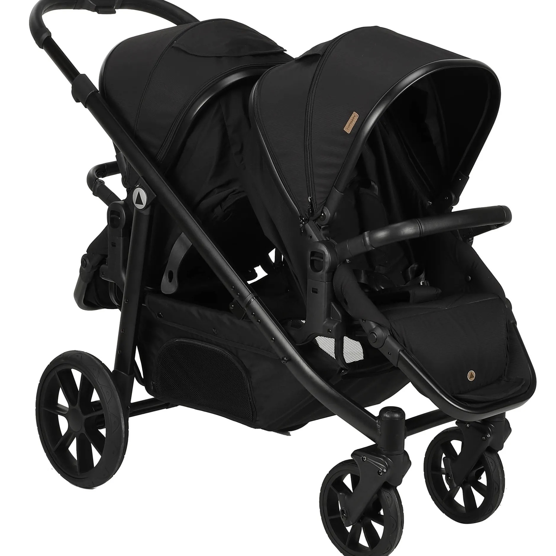 Frames Met Zit|Duo Kinderwagens*Topmark 2 Combi duowagen Black