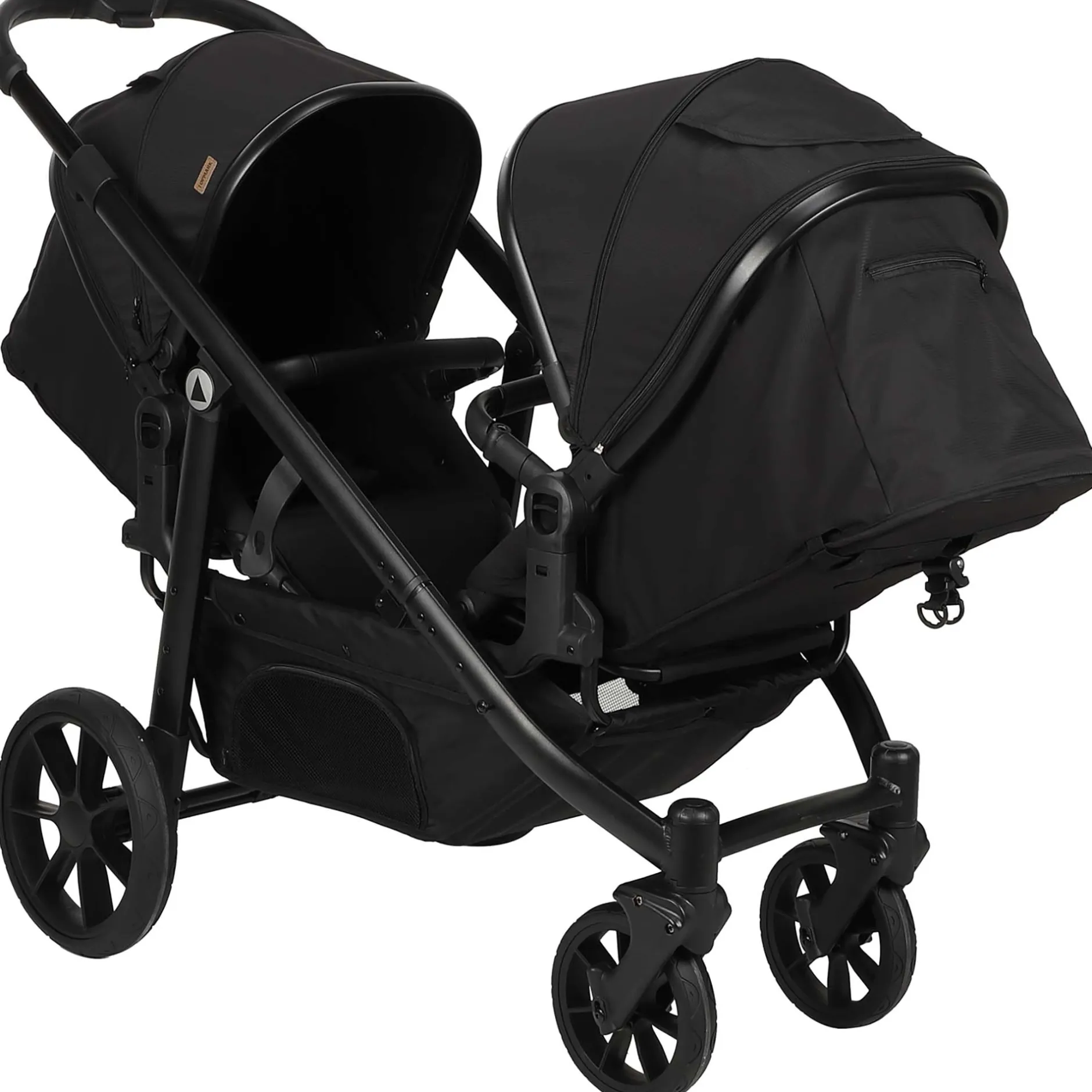 Frames Met Zit|Duo Kinderwagens*Topmark 2 Combi duowagen Black