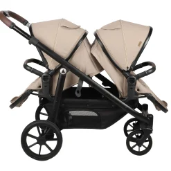 Frames Met Zit|Duo Kinderwagens*Topmark 2 Combi duowagen Sandbrown