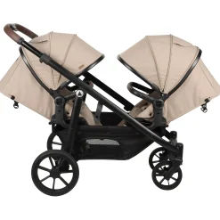 Frames Met Zit|Duo Kinderwagens*Topmark 2 Combi duowagen Sandbrown