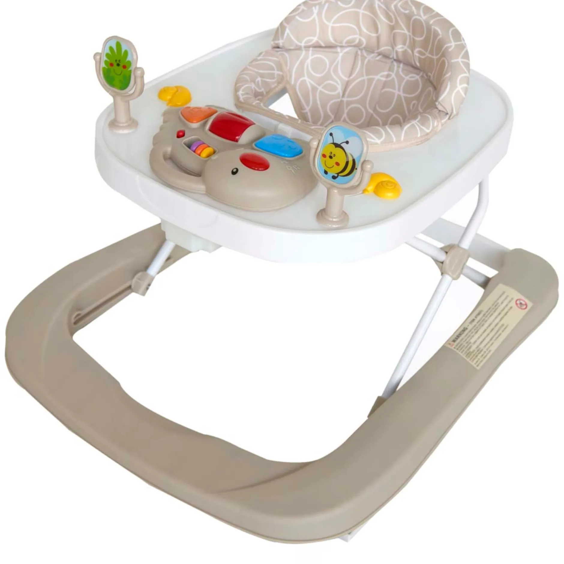 Loopfietsen & Loopwagens|Loopstoeltjes*Topmark loopstoel Don Light Sand Brown