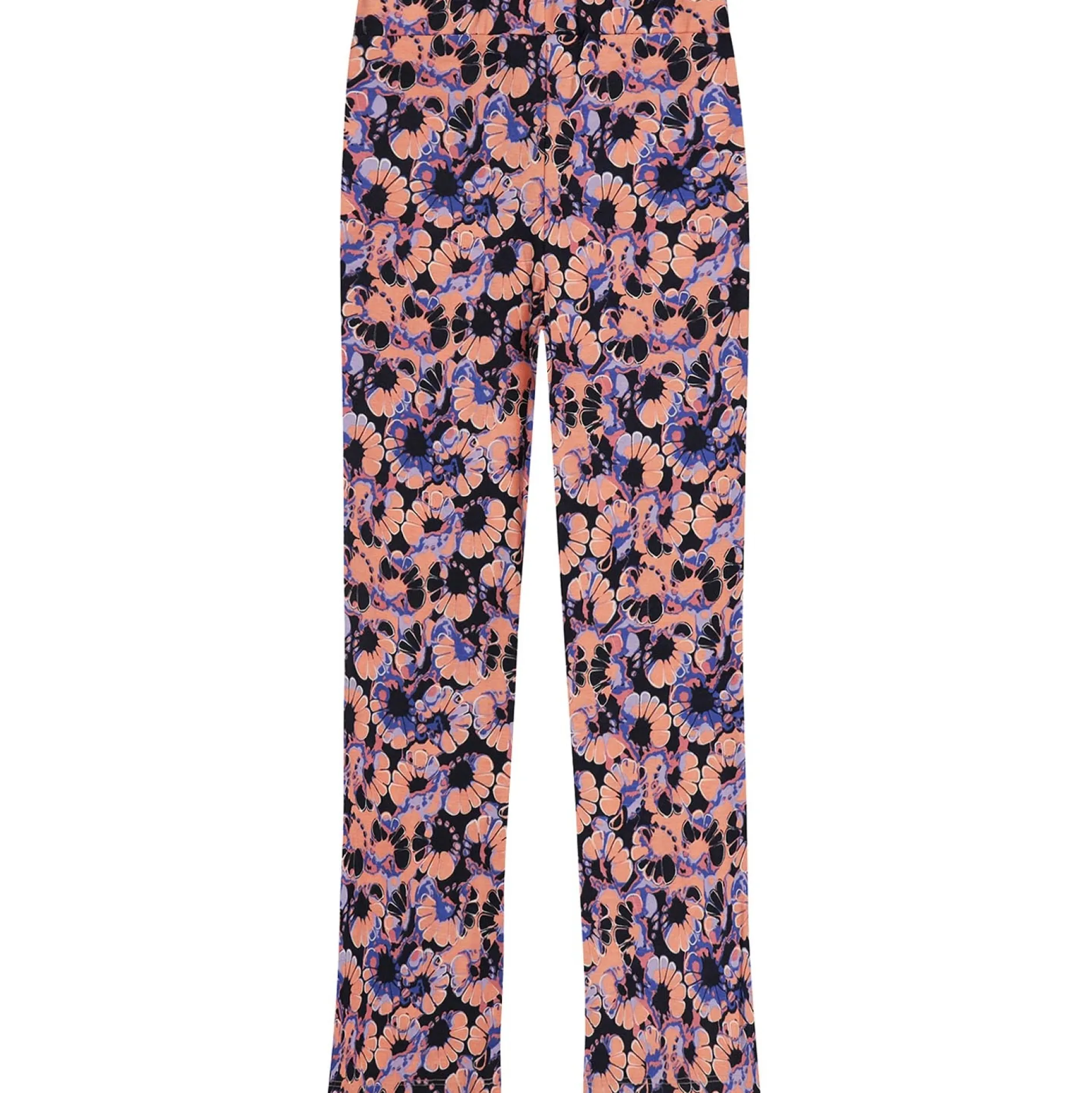 Broeken & Leggings|Broeken & Leggings*Tumble 'n Dry peuter broek flared bloemen roze Dark Blue