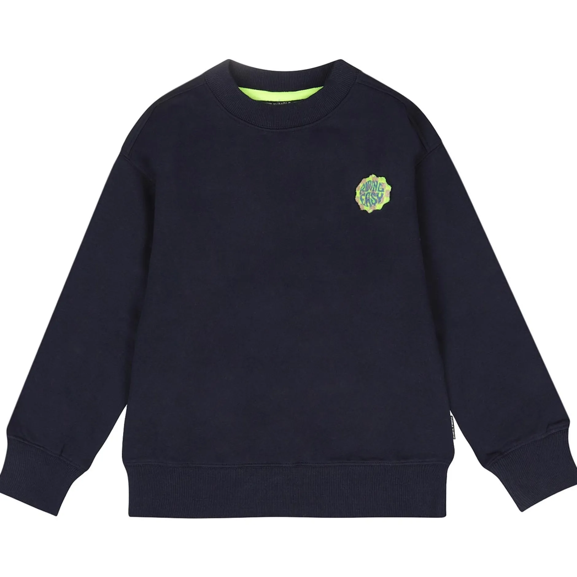 Truien & Vesten|Truien & Sweaters*Tumble 'n Dry peuter sweater lange mouwen printopdruk blauw Dark Blue
