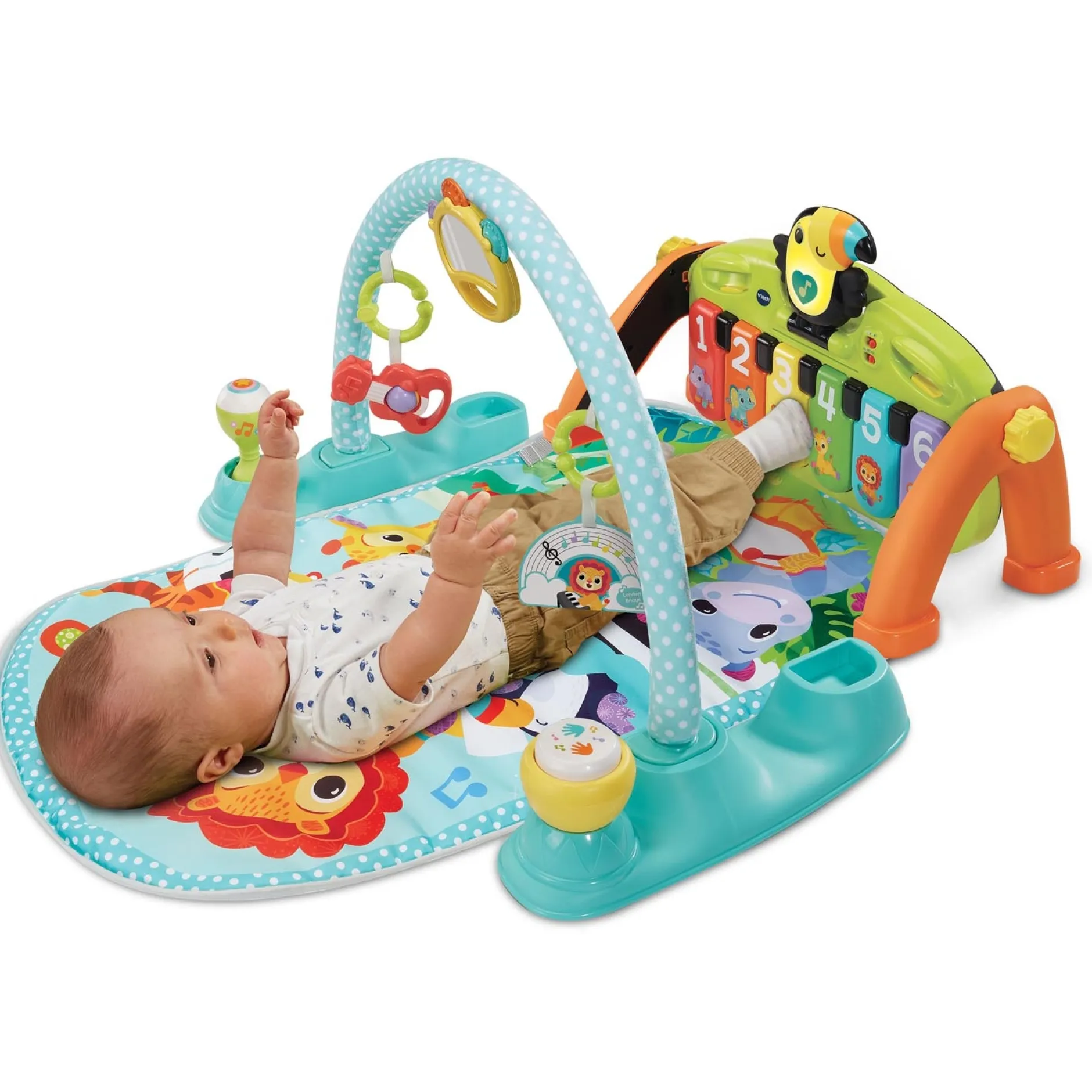 Interactief Speelgoed*VTech 5 in 1 muzikale babygym Multi