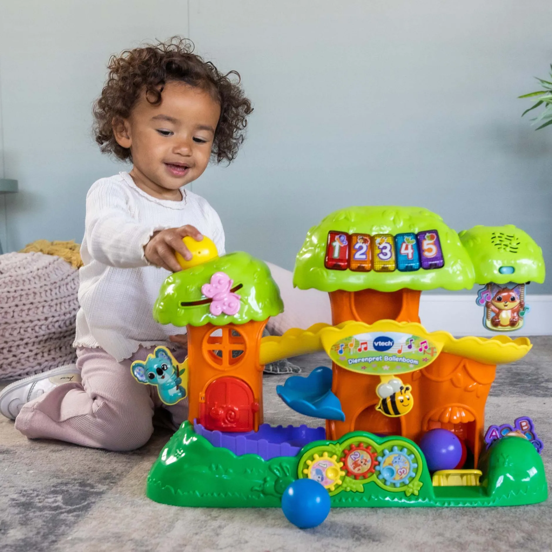 Interactief Speelgoed*VTech dierenpret ballenboom Multi