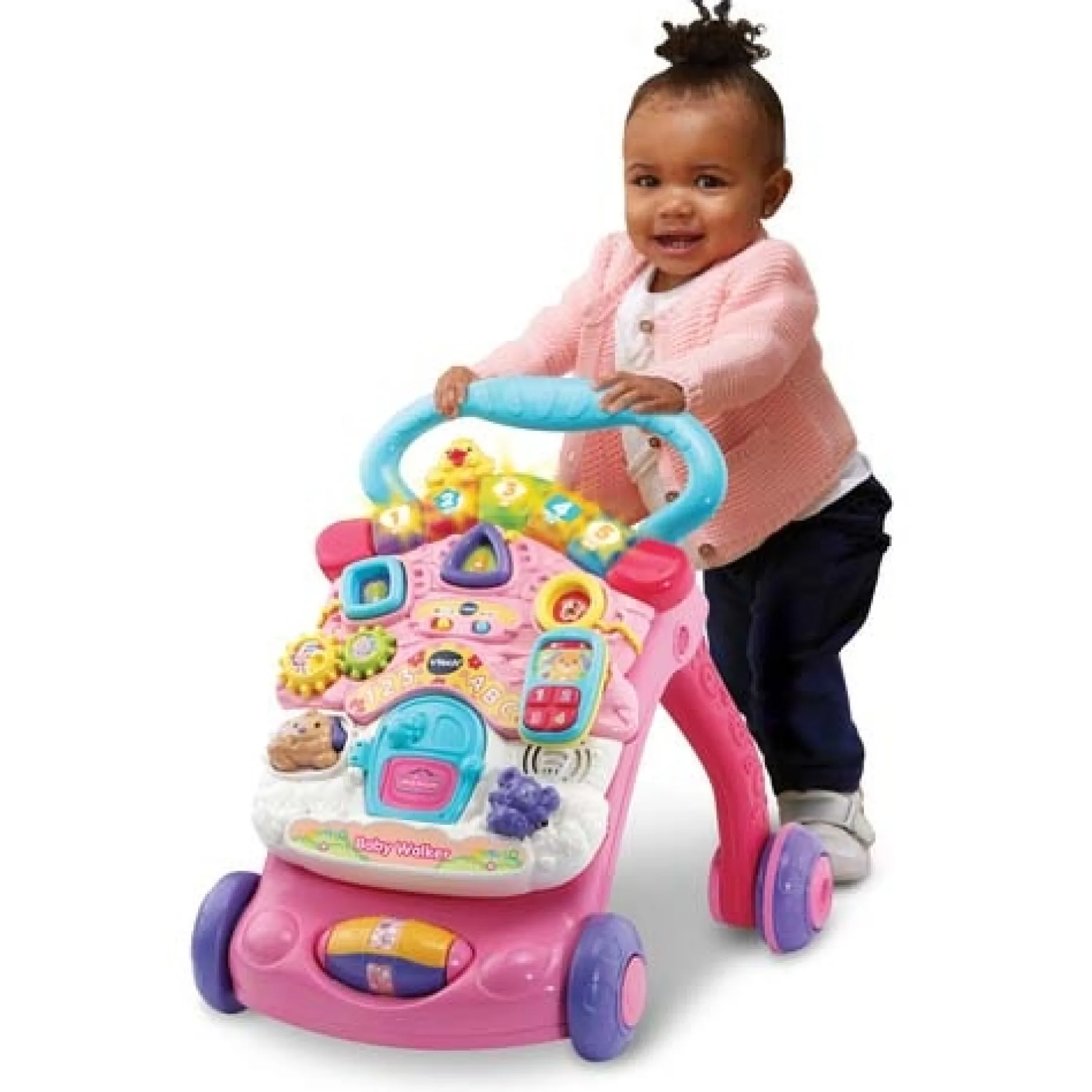 Interactief Speelgoed|Loopstoeltjes*VTech loopwagen babywalker multi
