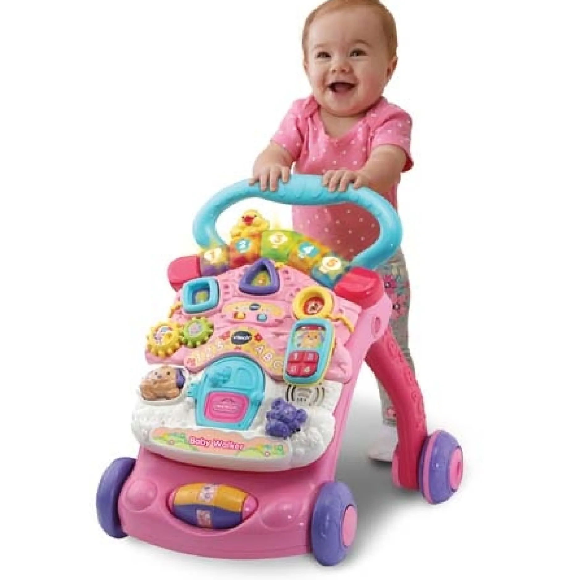 Interactief Speelgoed|Loopstoeltjes*VTech loopwagen babywalker multi