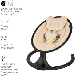 Schommelstoelen & Baby Swings*X Adventure Wipstoel Rocco Off-White