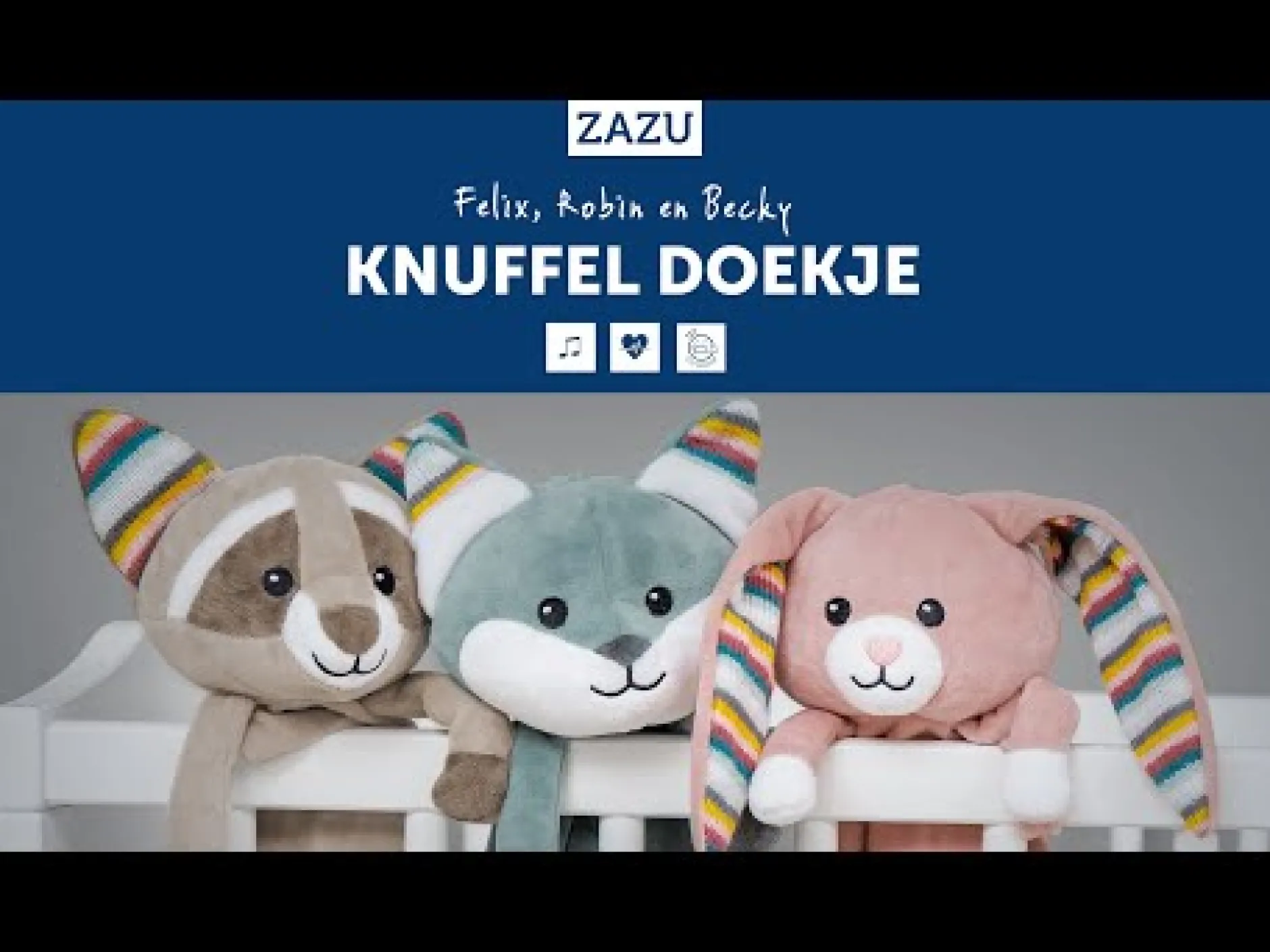 Slaaptrainers|Nachtlampjes*Zazu Knuffeldoekje Comforter Rabbit Becky roze