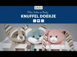 Slaaptrainers|Nachtlampjes*Zazu Knuffeldoekje Comforter Felix the Fox groen