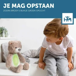 Slaaptrainers|Nachtlampjes*Zazu slaaptrainer Brody de beer taupe