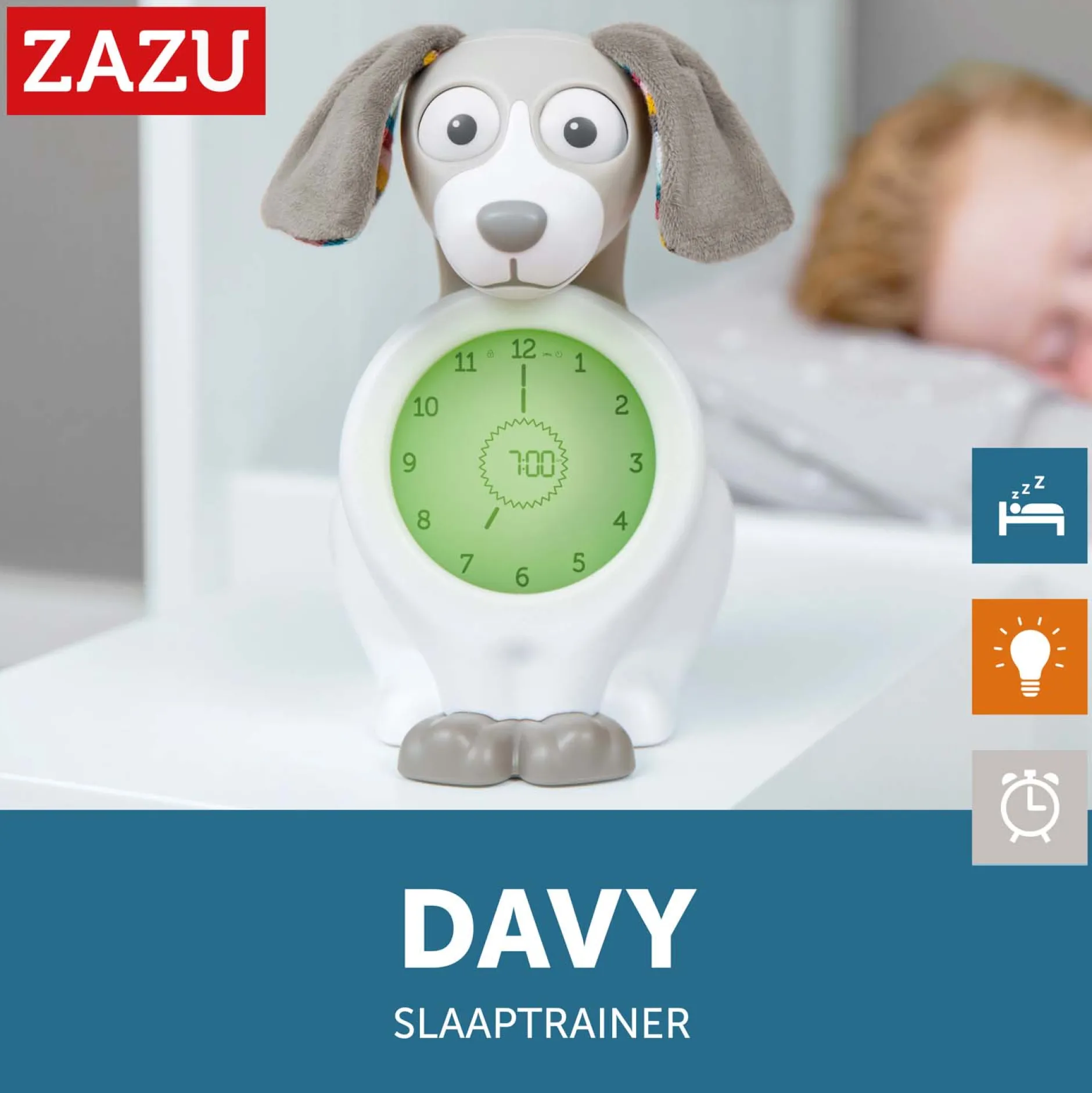 Slaaptrainers*Zazu slaaptrainer Davy grijs