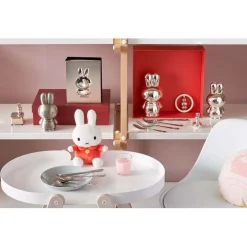 Feestartikelen|Kraamcadeaus*Zilverstad nijntje kinderbestekset 4-delig Multi