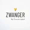 Zwangerschapsboeken*Boeken Zwanger - Mijn 9 maanden dagboek White