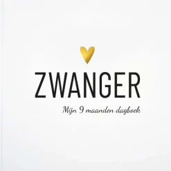 Zwangerschapsboeken*Boeken Zwanger - Mijn 9 maanden dagboek White