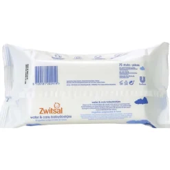 Billendoekjes*Zwitsal Water & Care Babydoekjes (12x75 stuks)